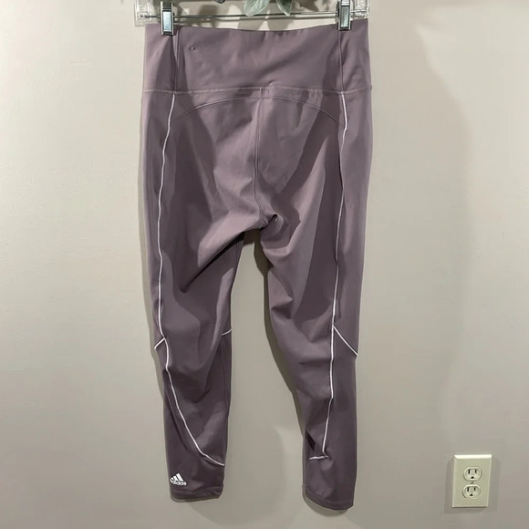 NWT Adidas Training Tights Entrenamiento Legacy Purple L - Picture 4 of 16